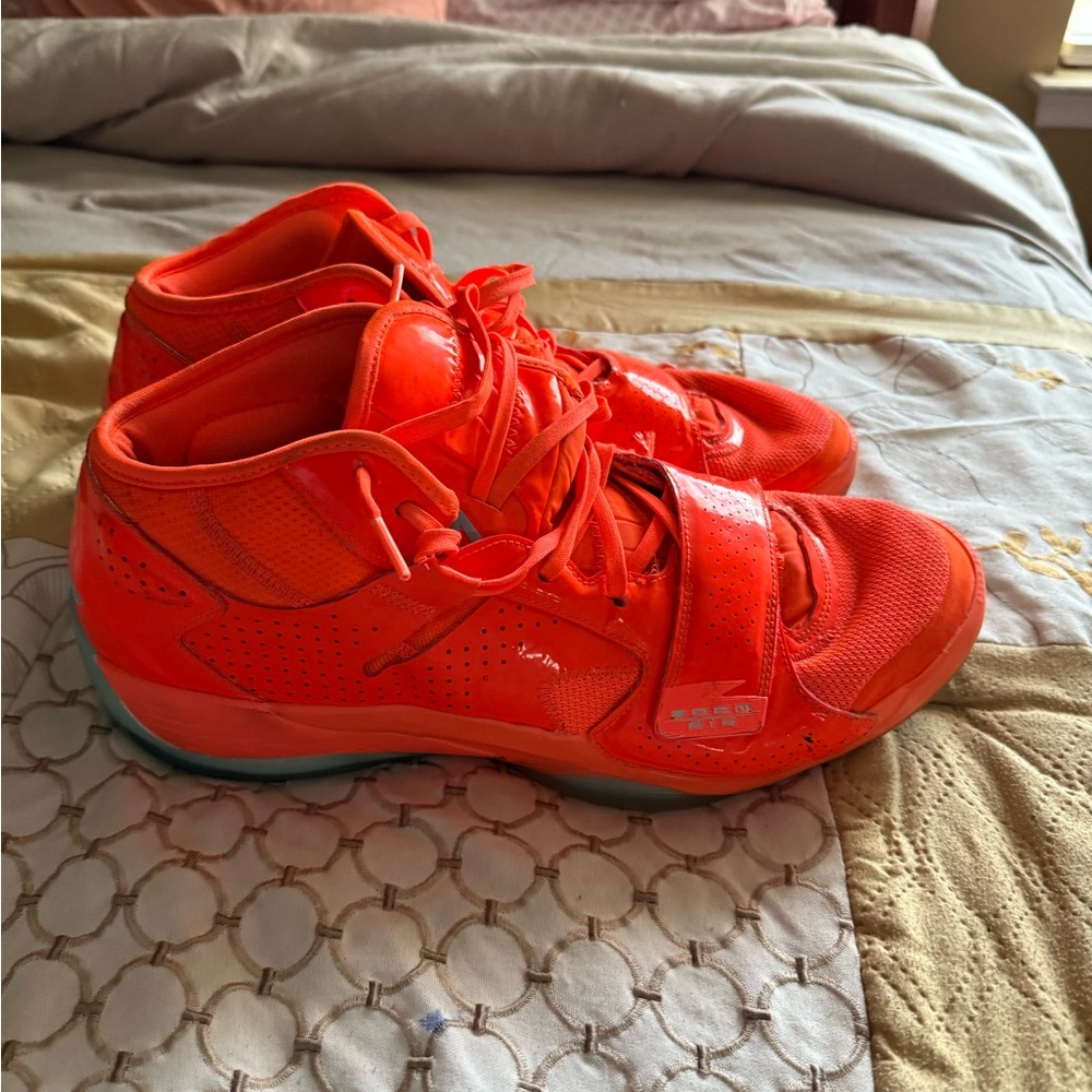 Bright Orange Athletic Sneakers